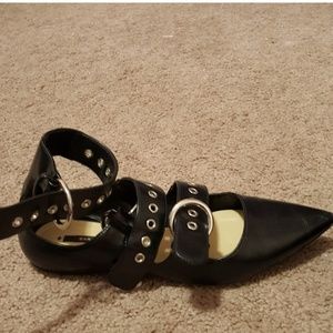 Gothic ballet flats